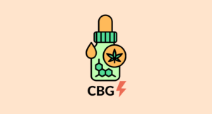 Illustration of CBG oil