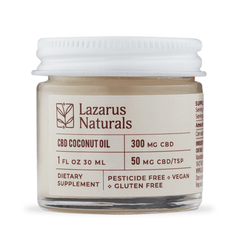 Lazarus naturals cbd coconut oil