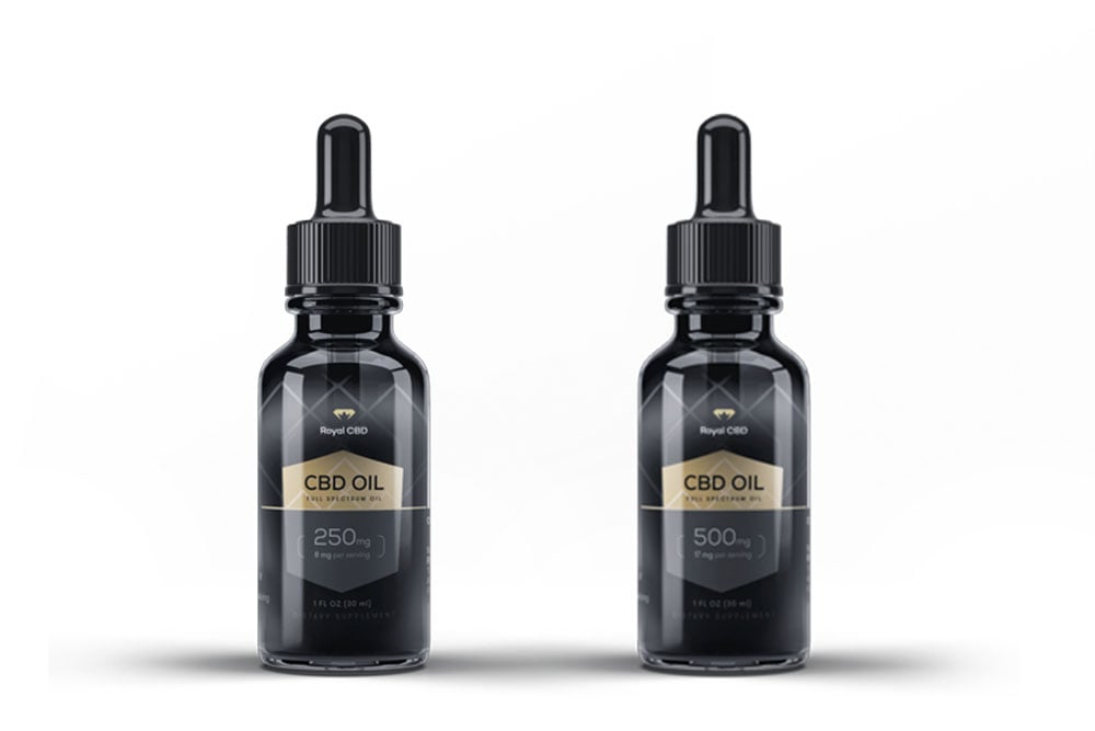 Royal CBD specializes in making premium hemp oils and other CBD products. These oils come in two distinct potencies of either 250 mg or 500 mg per bottle.