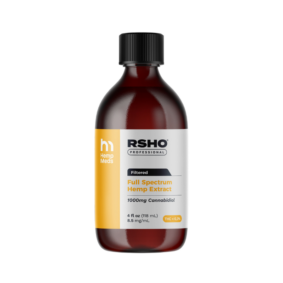 Bottle of Hempmends rsho gold label (1000 mg)