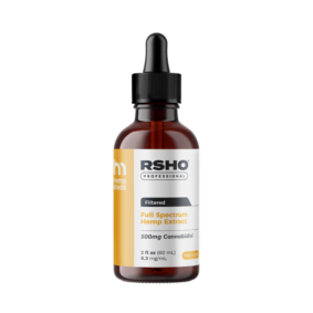 Bottle of Hempmends rsho gold label (500 mg)