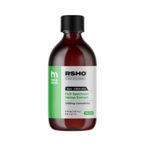 Bottle of Hempmends rsho green label (1000 mg)