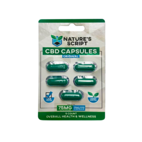 Nature's Script CBD Capsules 75 mg
