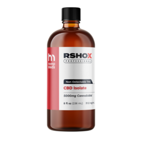 Bottle of Hempmeds RShox (5000 mg)