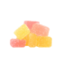 Bunch of colorful sugar gummies. Delta 8 THC gummies concept.
