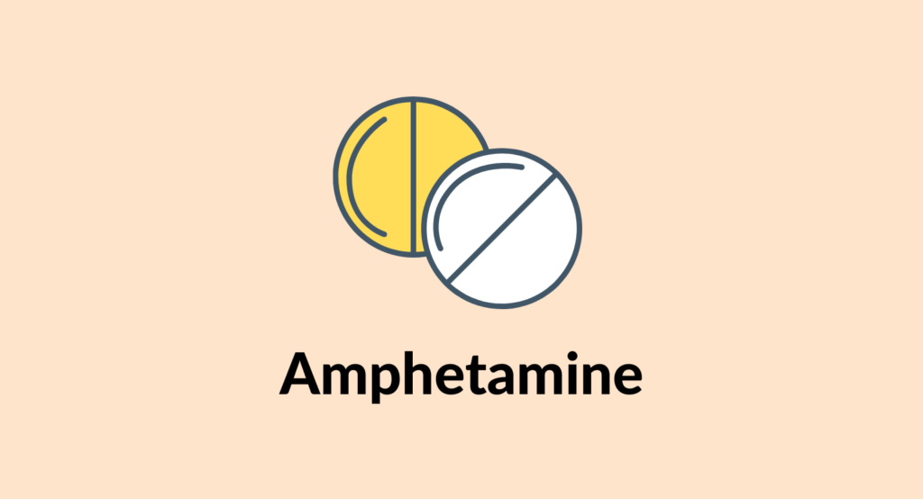 Illustration of amphetamine capsules