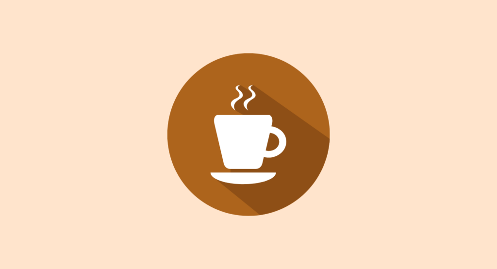 Illustration of a cup of coffee.