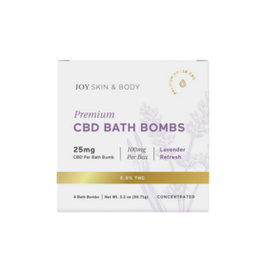 Joy Organics CBD bath bomb