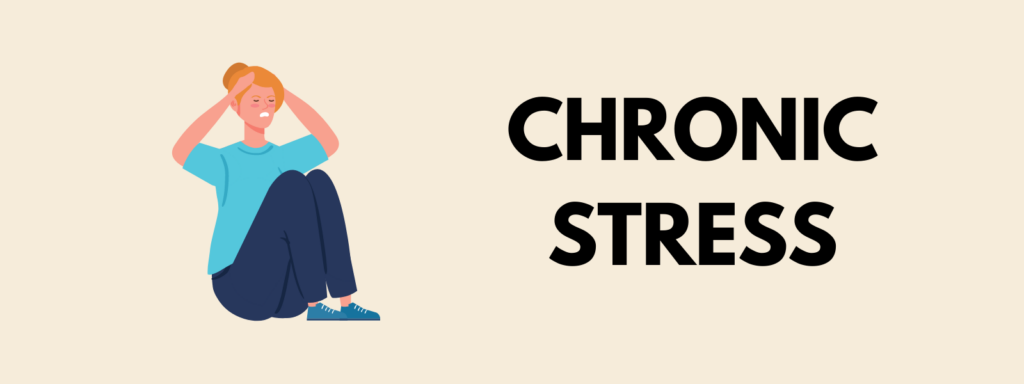 Banner reading "chronic stress"
