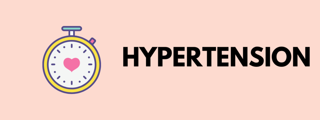 Banner reading "Hypertension"