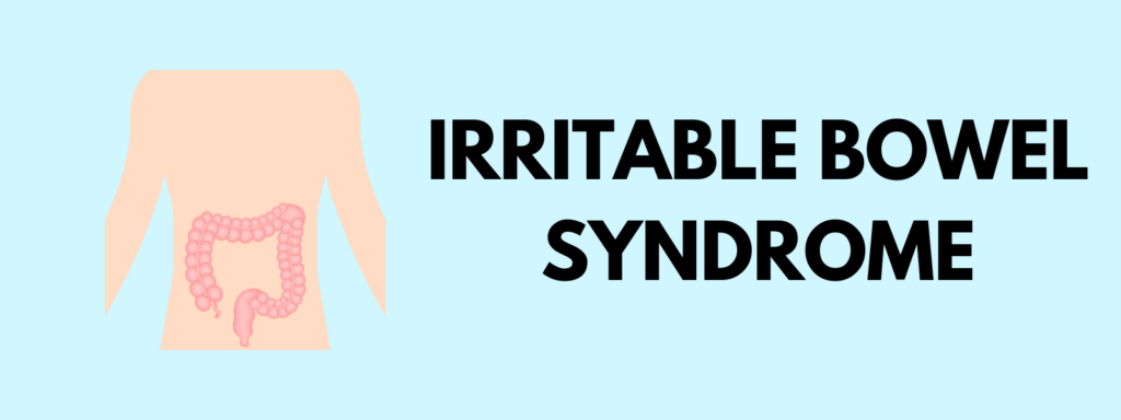 Banner reading "Irritable Bowel Syndrome"