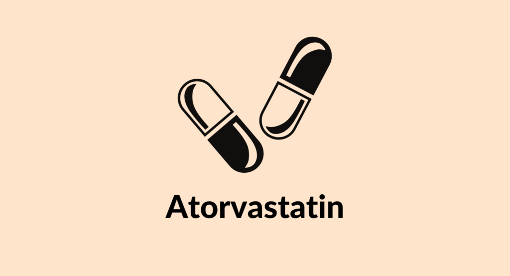 Illustration of atorvastatin capsules