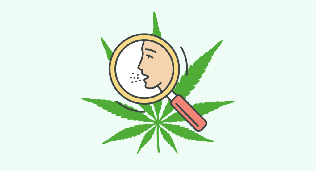 Cannabis leaf illustration