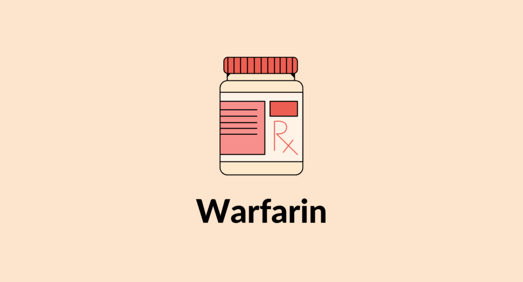 Warfarin bottle (illustration)