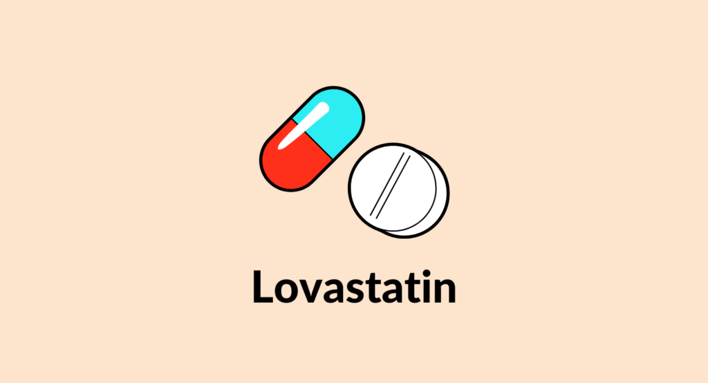Illustration of lovastatin tablets