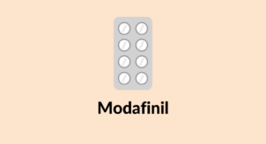 Illustration of modafinil tablets
