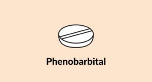 Illustration of a phenobarbital tablet