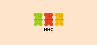 HHC gummies, illustration