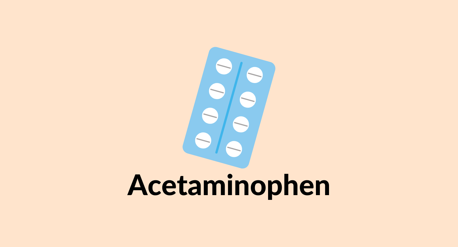Acetaminophen illustration